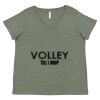 Curvy Collection Women's Fine Jersey V-Neck Tee Thumbnail