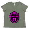 Curvy Collection Women's Fine Jersey V-Neck Tee Thumbnail