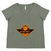Curvy Collection Women's Fine Jersey V-Neck Tee Thumbnail