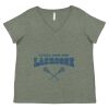 Curvy Collection Women's Fine Jersey V-Neck Tee Thumbnail