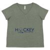 Curvy Collection Women's Fine Jersey V-Neck Tee Thumbnail