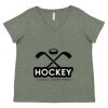 Curvy Collection Women's Fine Jersey V-Neck Tee Thumbnail