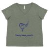 Curvy Collection Women's Fine Jersey V-Neck Tee Thumbnail