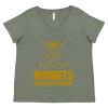 Curvy Collection Women's Fine Jersey V-Neck Tee Thumbnail
