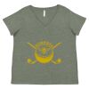 Curvy Collection Women's Fine Jersey V-Neck Tee Thumbnail