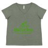 Curvy Collection Women's Fine Jersey V-Neck Tee Thumbnail