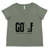 Curvy Collection Women's Fine Jersey V-Neck Tee Thumbnail