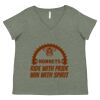 Curvy Collection Women's Fine Jersey V-Neck Tee Thumbnail