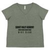 Curvy Collection Women's Fine Jersey V-Neck Tee Thumbnail