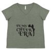 Curvy Collection Women's Fine Jersey V-Neck Tee Thumbnail