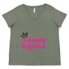 Curvy Collection Women's Fine Jersey V-Neck Tee Thumbnail