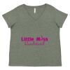 Curvy Collection Women's Fine Jersey V-Neck Tee Thumbnail