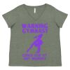 Curvy Collection Women's Fine Jersey V-Neck Tee Thumbnail